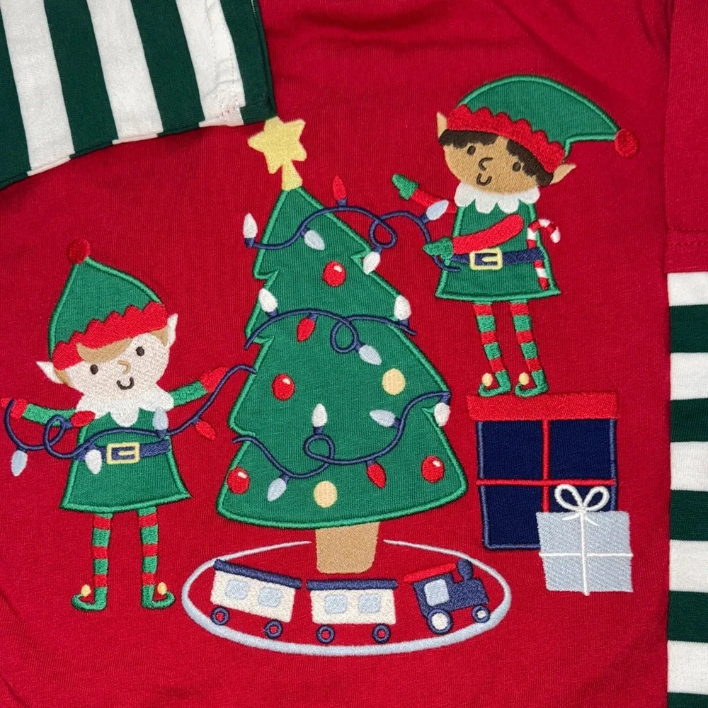 Gymboree boys long sleeve Christmas t-shirt, size 8